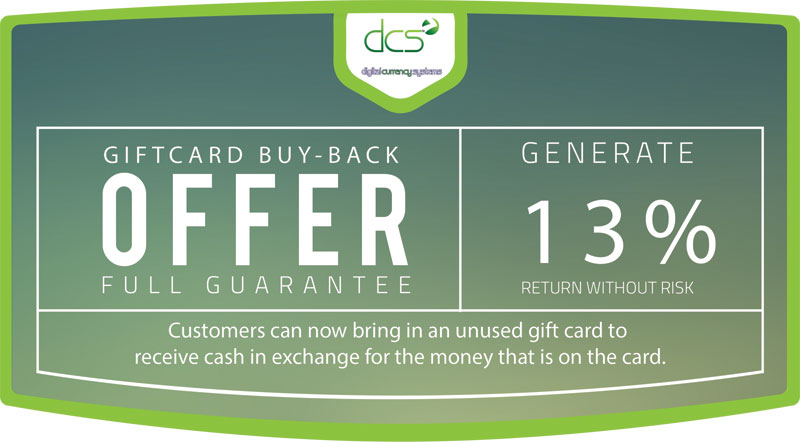 Giftcard Buy Back Header